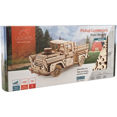 Puzzle 3D Pickup Drwala Ugears