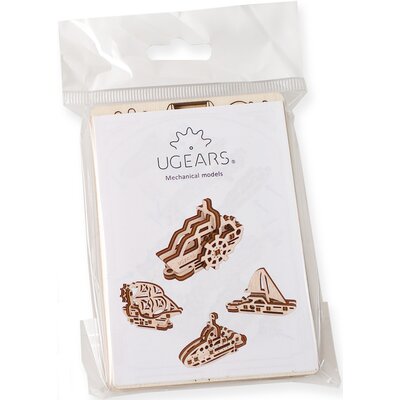 Ugears U-Fidgety Statki. Zestaw 4 szt. Ugears 70035