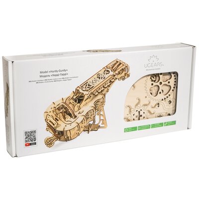 Ugears Model mechaniczny do składania. Lira korbowa / Hurdy-Gurdy, 70030