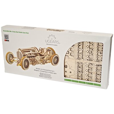 Ugears Model mechaniczny do składania. Auto U-9 Grand Prix, 70044