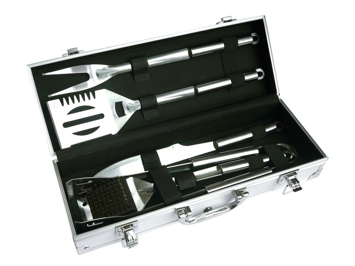 Landmann INOX Sztućce 5 częściowe w walizce 12099