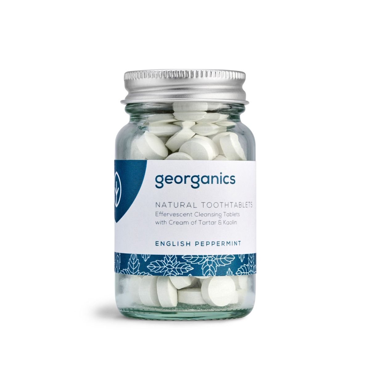 Georganics Naturalne Tabletki do Mycia Zębów Mięta Pieprzowa, 120 tabl. Georganics