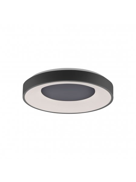 Paul Neuhaus Lampa sufitowa ciemnoszara z diodą LED i pilotem - Meidan