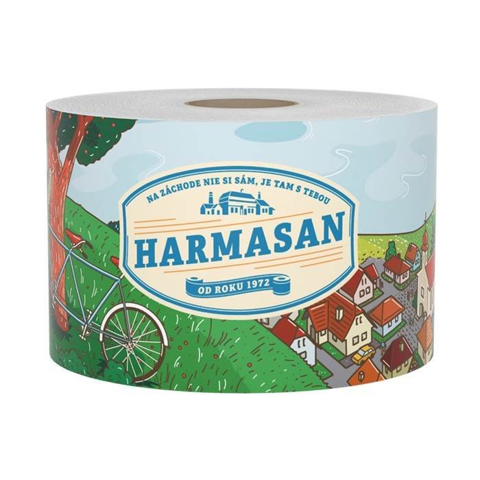 Harmasan papier toaletowy szary Extra Długi 69m
