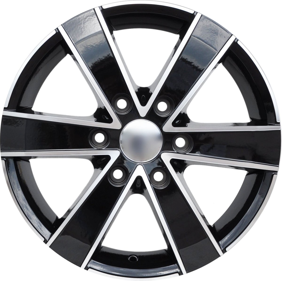 4 FELGI ALUMINIOWE 474 18 6x130 MB - polerowane + czarny