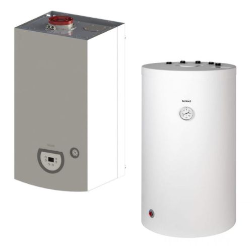 TERMET PAKIET KOCIOŁ SILVER PRO 1-FUNKCYJNY 25 KW + ZASOBNIK SWK 100 L 
