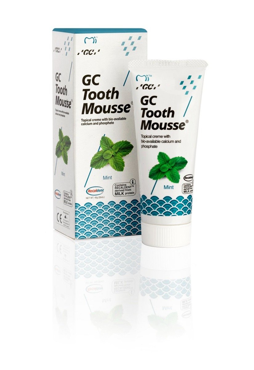 Zdjęcia - Pasta do zębów / płyn do płukania Gc Tooth Mousse Mint - Płynne szkliwo bez fluoru o smaku mięty 35 ml 