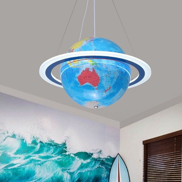 Lampa wisząca w kształcie globusa ABIGALI-GLOB – Abigali