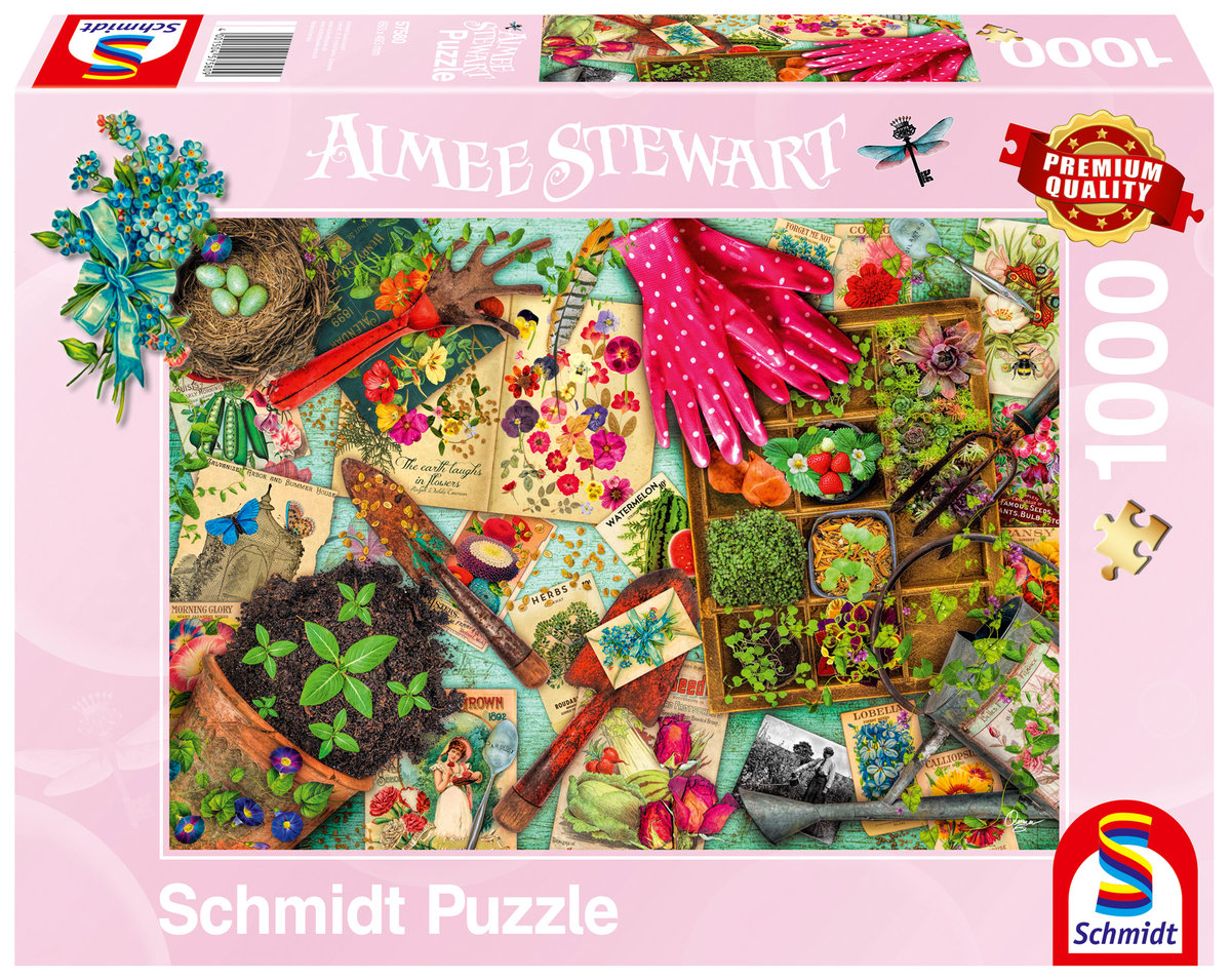 puzzle 1000 aimee stewart, wszystko dla ogrodu