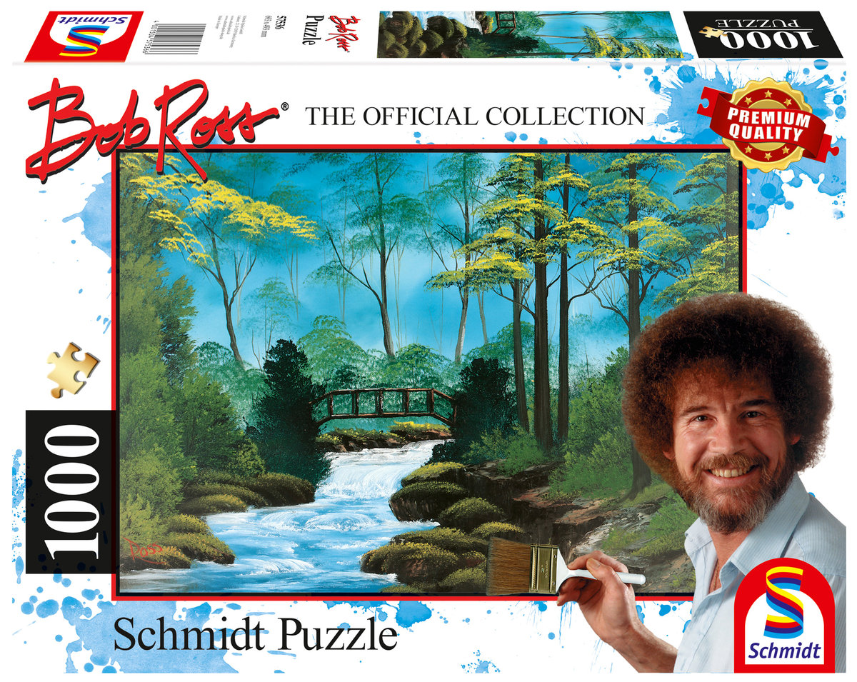 puzzle 1000 bob ross, samotny most