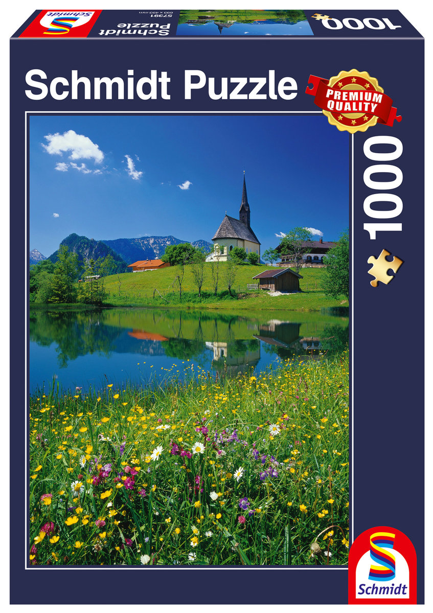 puzzle 1000 inzell, bawaria, niemcy