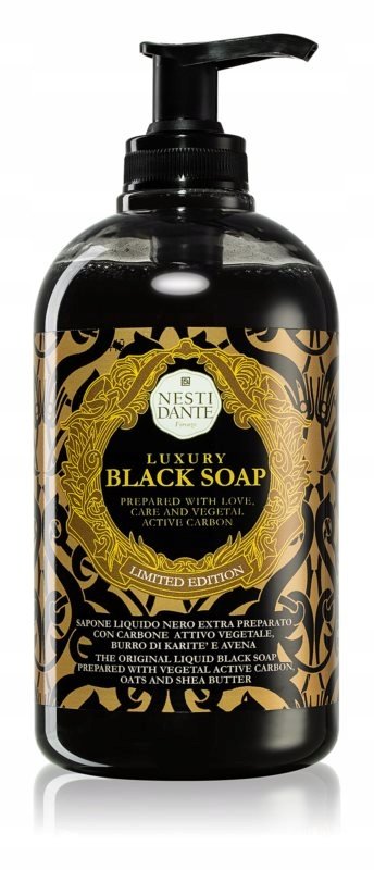 NESTI DANTE Black mydło w płynie z dozownikiem 500ml