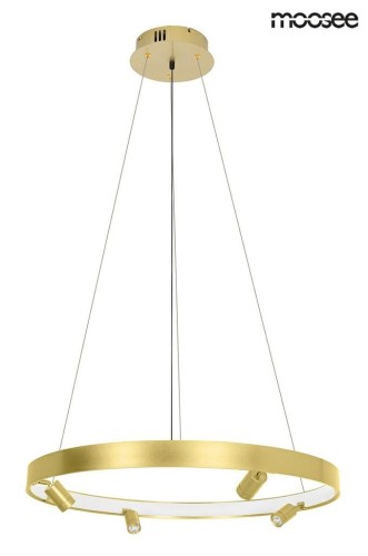 Moosee lampa wisząca CIRCLE SPOT 74 GOLD złota MSE010100160 [18222351]