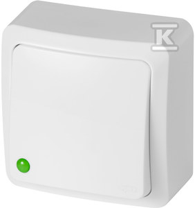 EPN Przycisk światło BERG Biały 3713-00