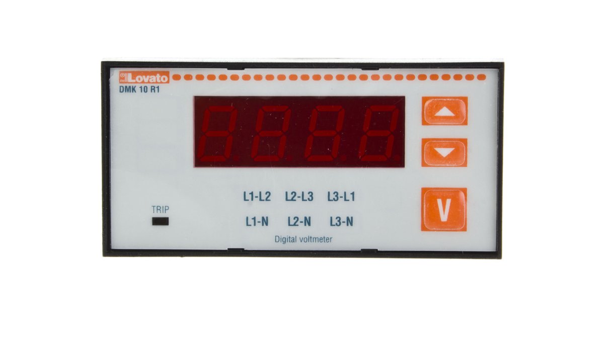 Zdjęcia - Licznik energii elektrycznej Lovato Electric Woltomierz 3-fazowy cyfrowy tablicowy 15-660V AC IP54 DMK1 