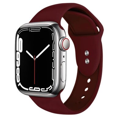 CRONG Pasek Liquid do Apple Watch 38/40/41 mm (bordowy)