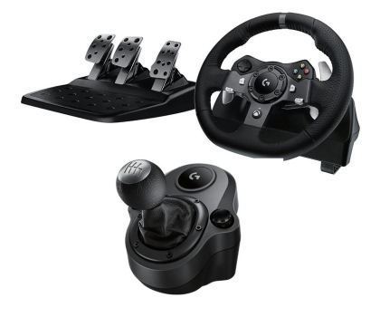 Logitech G920 + Shifter Xbox Series X|S / Xbox One - darmowy odbiór w 22 miastach i bezpłatny zwrot Paczkomatem aż do 15 dni