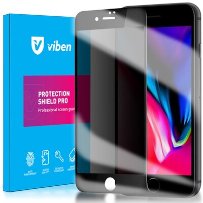 Szkło Prywatyzujące VIBEN Anti Spy do iPhone 7/8/SE 2020/2022 Czarny