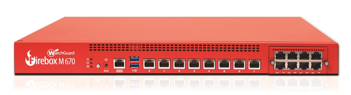 Фото - Інші електротовари WatchGuard Firebox M670 z standardowym supportem 3Y 