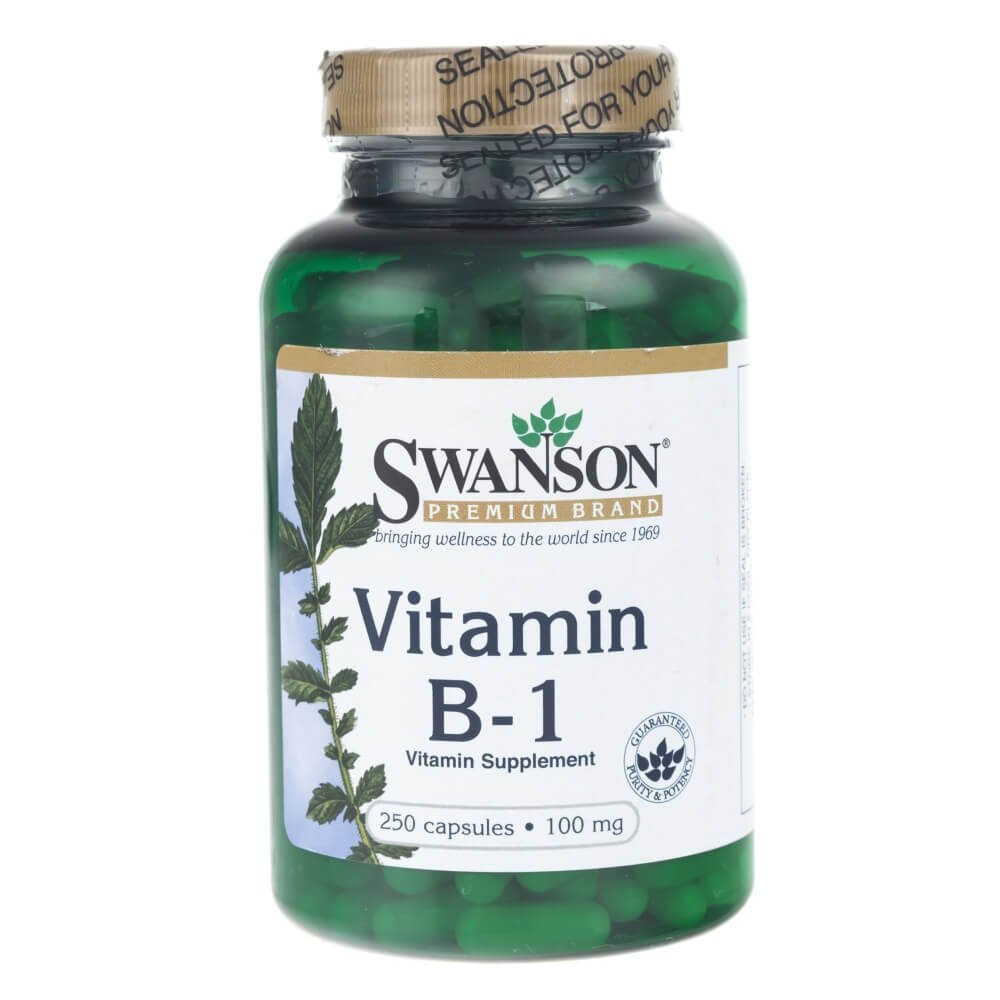 SWANSON Witamina B-1 100 mg, 250 kapsułek
