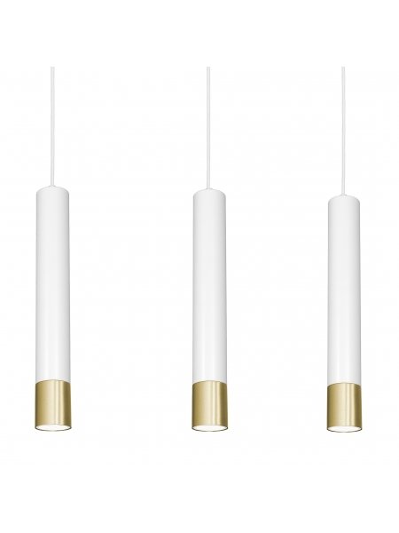 Luminex Żyrandol Nest gold/white 3 1563