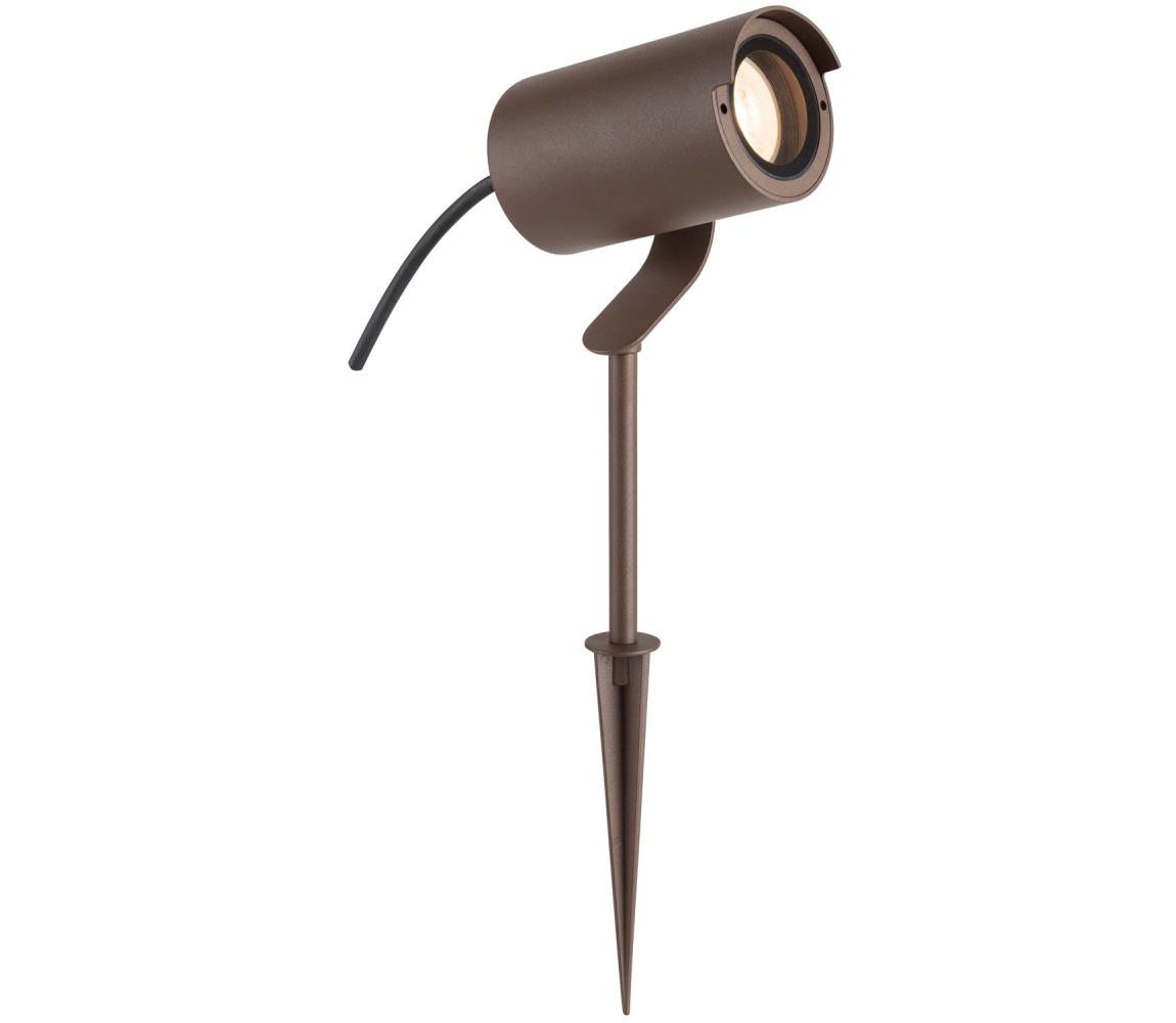 Zambelis E284 - Lampa zewnętrzna 1xGU10/20W/230V IP65 brązowe