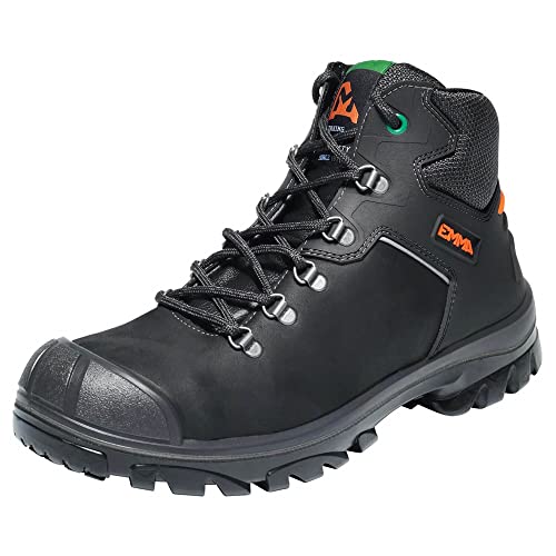Emma Safety Footwear Himalajskie buty przemysłowe, uniseks, czarne, rozmiar 38 EU, czarny, 38 EU