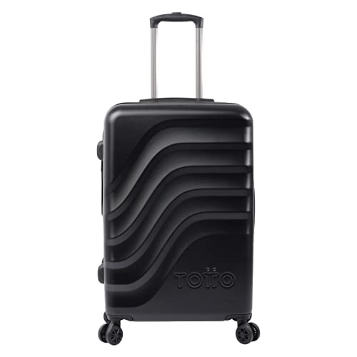 TOTTO - Walizka do wózka średniego NegraBazy+: Weź ze sobą wszystko, czego potrzebujesz w stylu i bezpieczeństwie, czarny, Trolley cabina, BAZY + to odnowiona i ulepszona wersja klasycznego Bazy