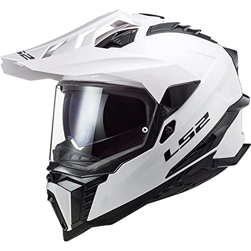 LS2, kask motocyklowy Cross Explorer biały 06, S