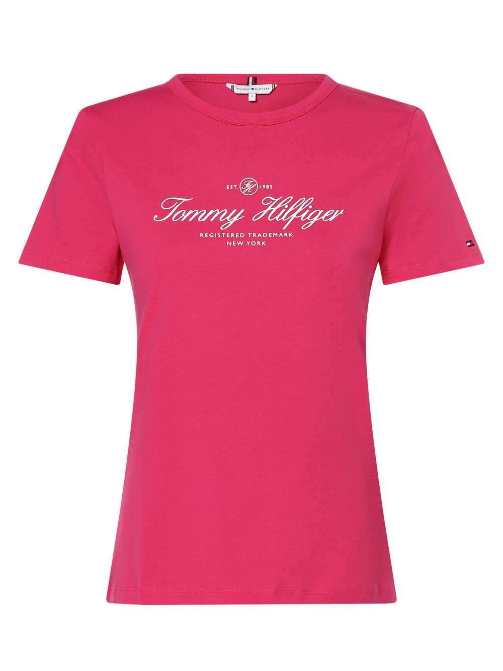 Tommy Hilfiger - T-shirt damski, wyrazisty róż