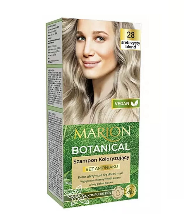 Marion Botanical Szampon Koloryzujący 28 Srebrzysty blond