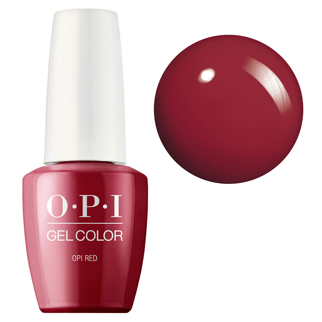 OPI Gel Color, hybrydowy lakier do paznokci, OPI Red GCL72A, czerwony, 15ml