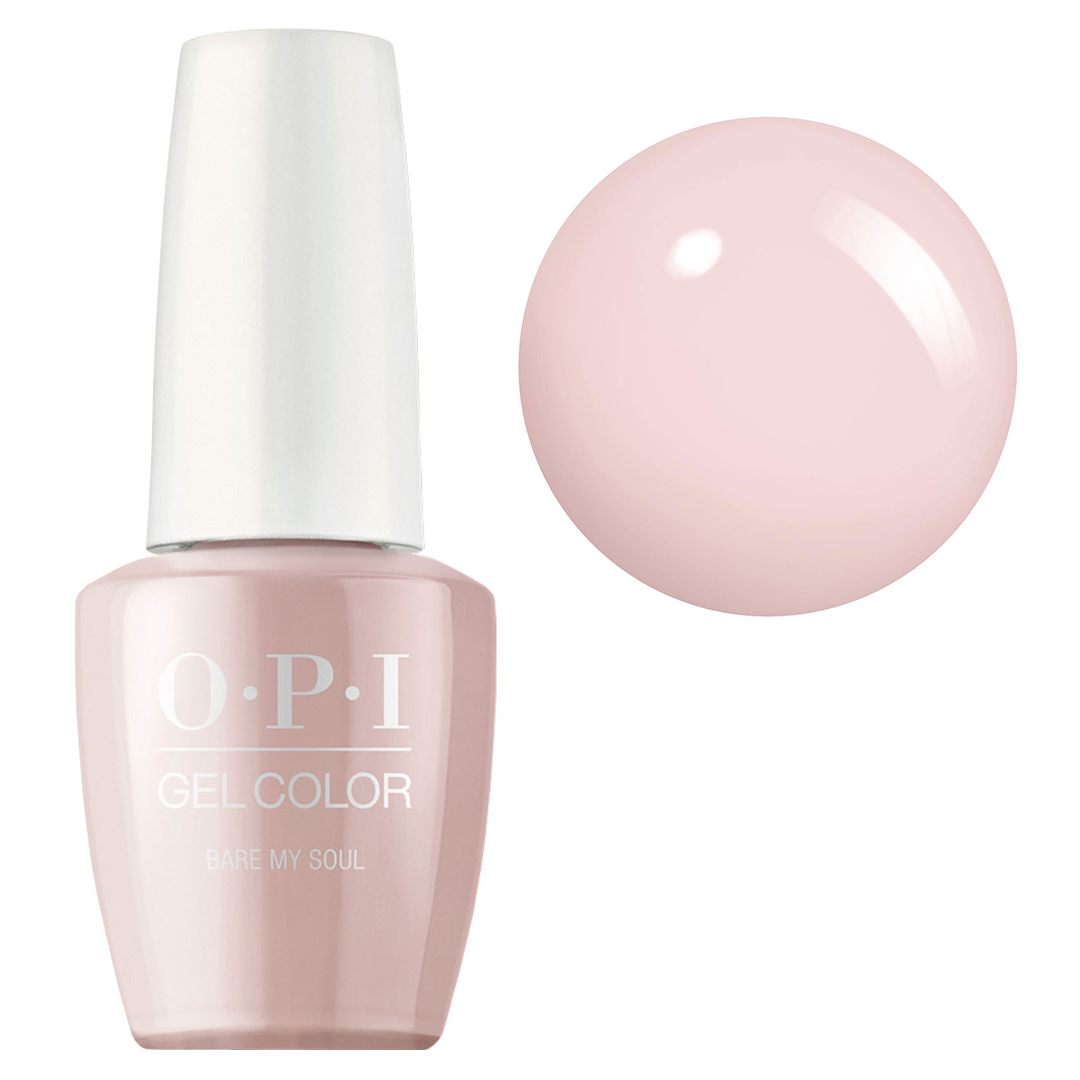 OPI Gel Color, hybrydowy lakier do paznokci, Bare My Soul GCSHRS19, nude, 15ml