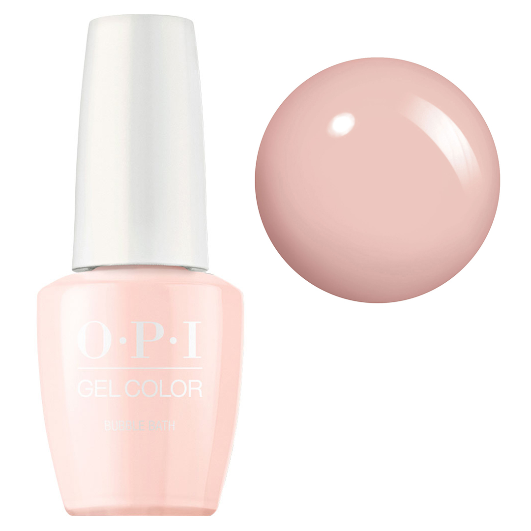 OPI Gel Color, hybrydowy lakier do paznokci, Bubble Bath GCS86A , jasnoróżowy, 15ml