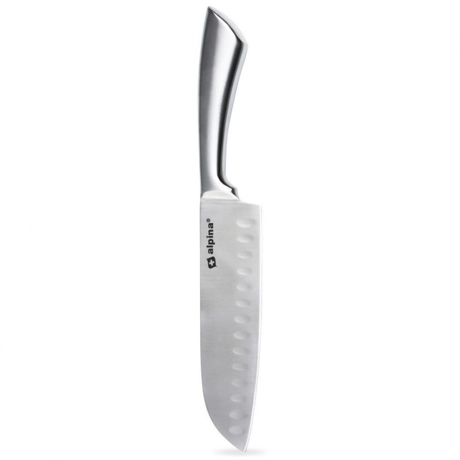 Nóż santoku stalowy 31 cm kod: O-259271