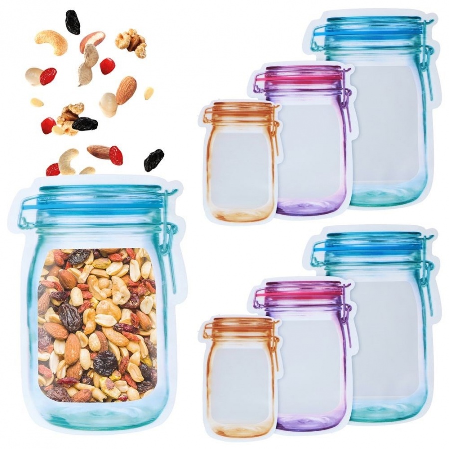 Woreczki strunowe do żywności 6 szt. O-259282