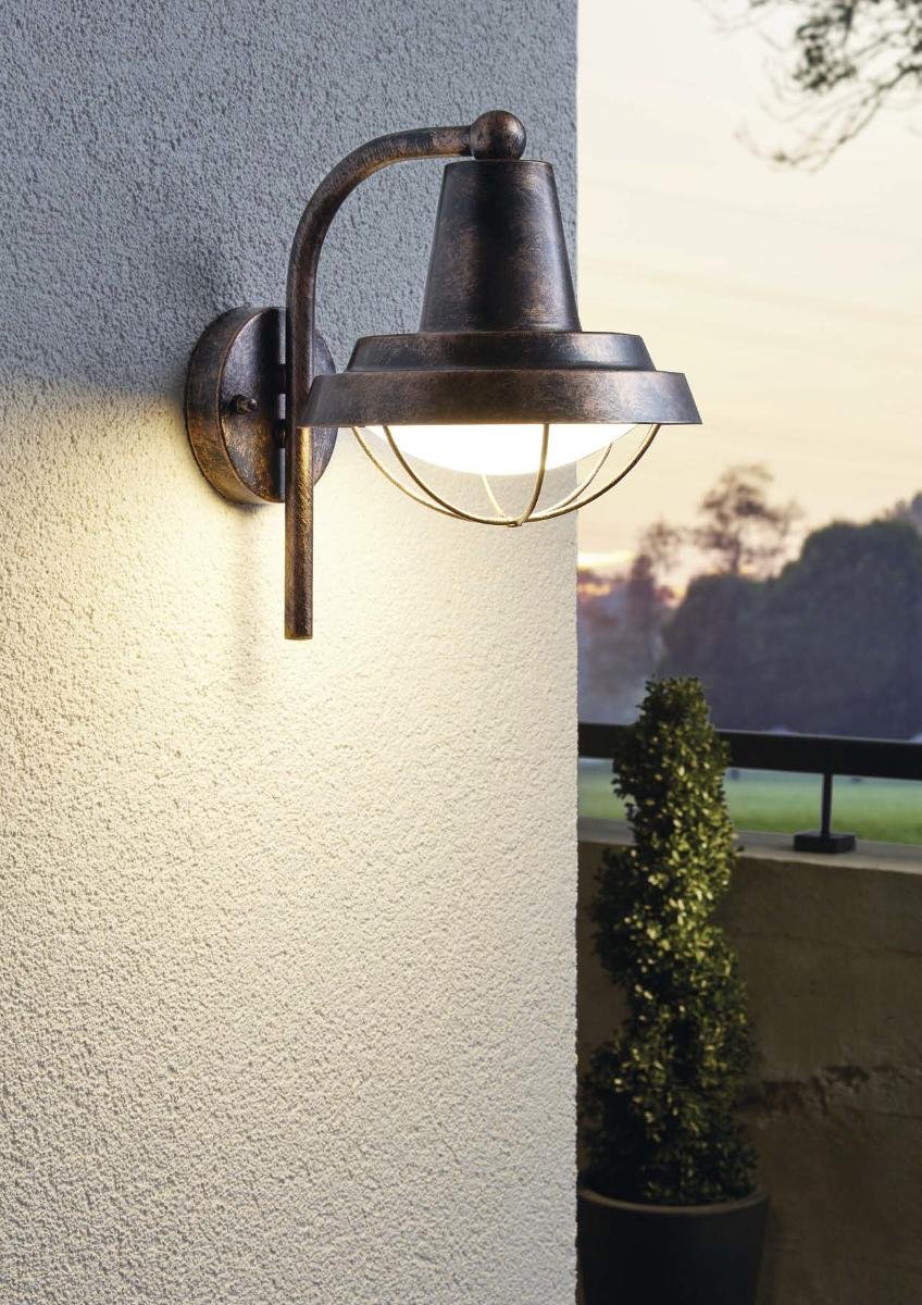 Eglo Lampa Kinkiet IP44 COLINDRES miedź 94838