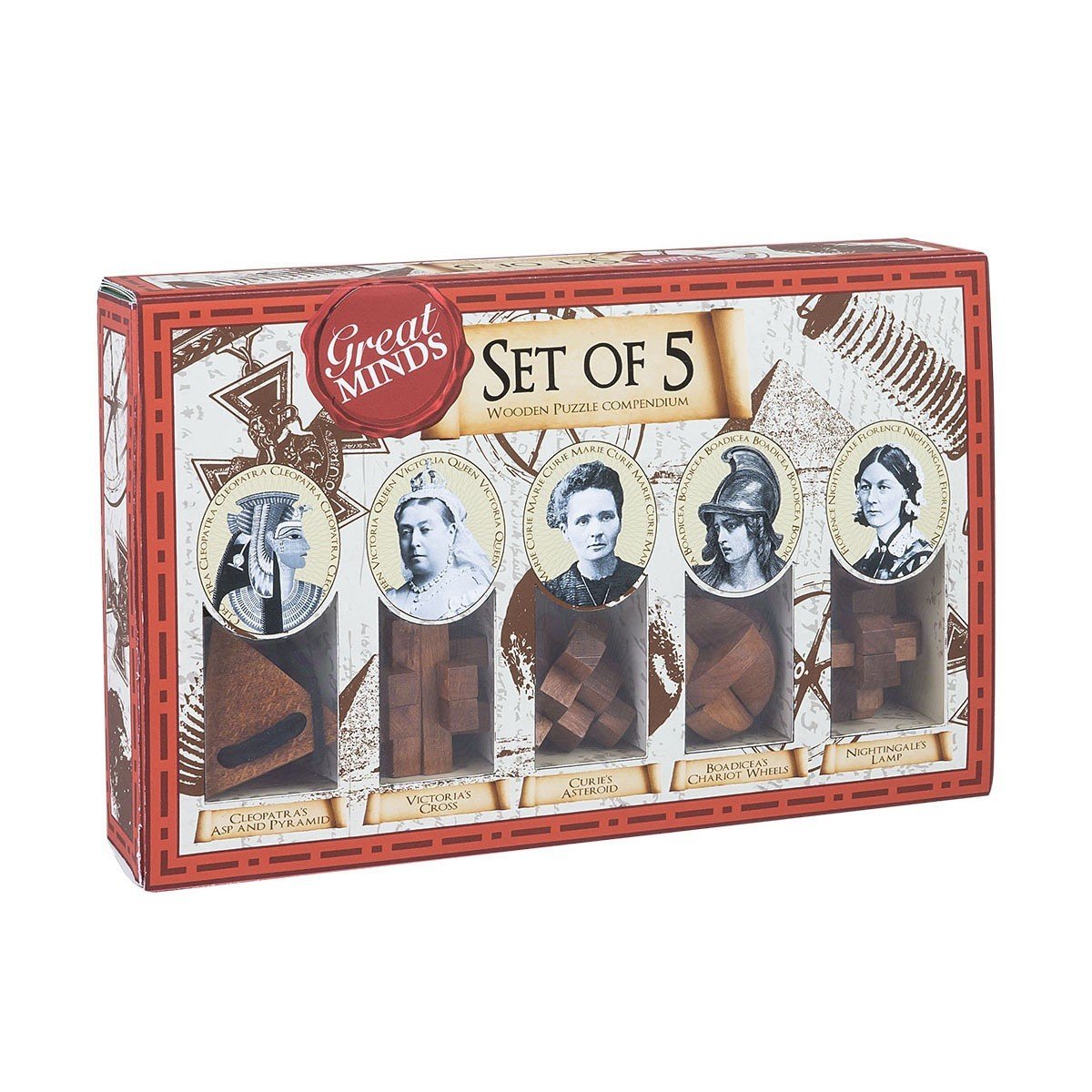Professor Puzzle, Women's Set of 5