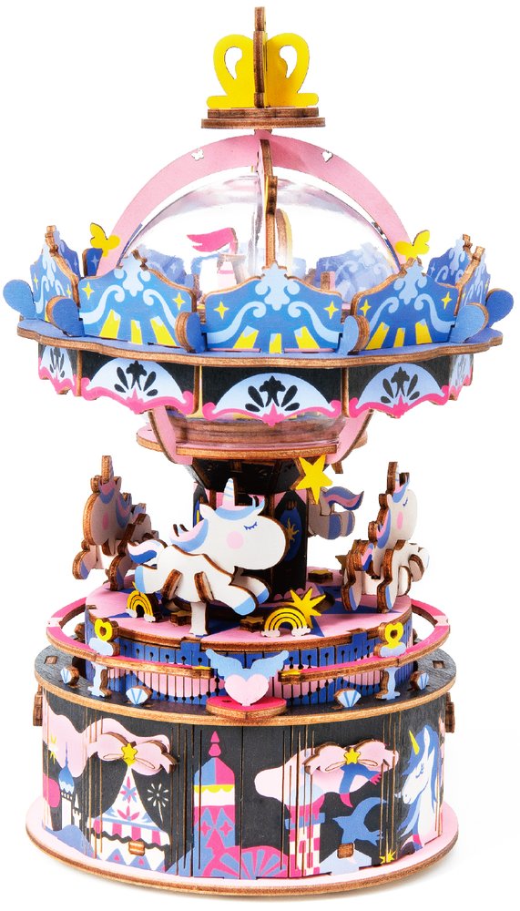 Robotime Puzzle 3D Pozytywka Karuzela