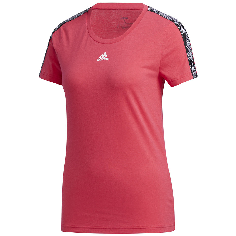 Koszulka damska adidas Essentials Tape Tee różowa GE1133