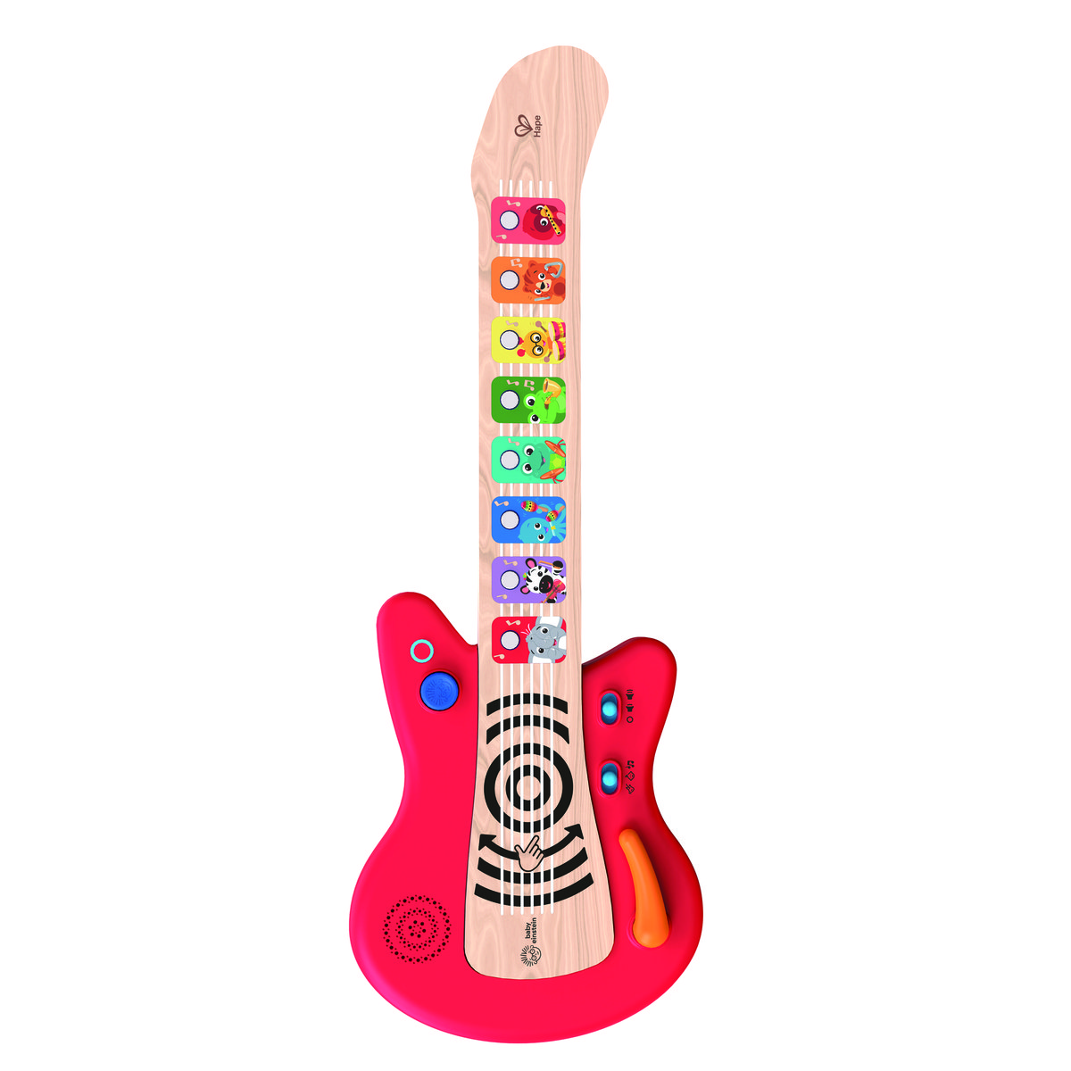Trefl, Magiczna dotykowa gitara, seria Connected, Hape, Baby Einstein, 800901