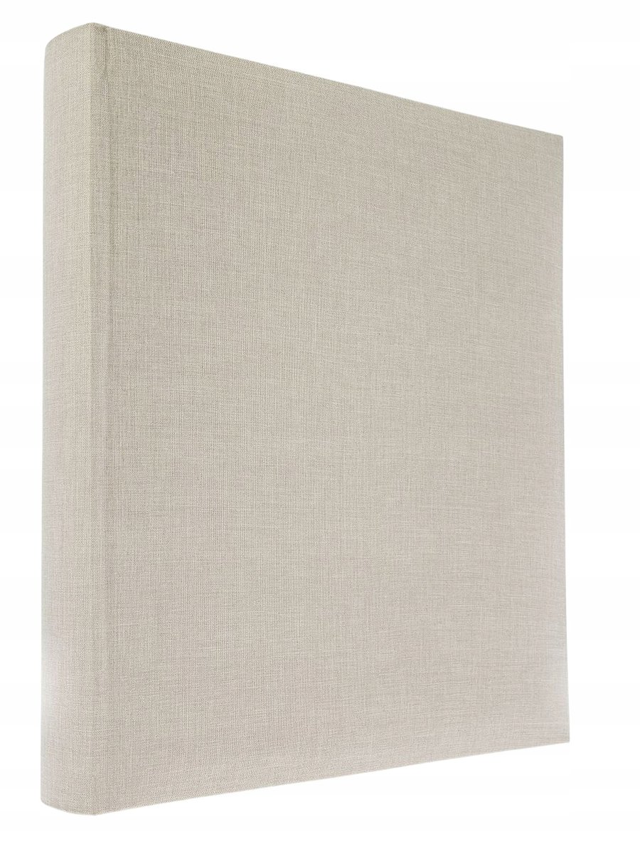 Album tradycyjny 100 stron czarnych Linen Cream
