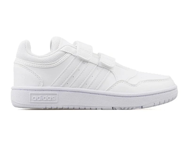 BUTY dziecięce ADIDAS HOOPS białe GW0436 rzep 33,5