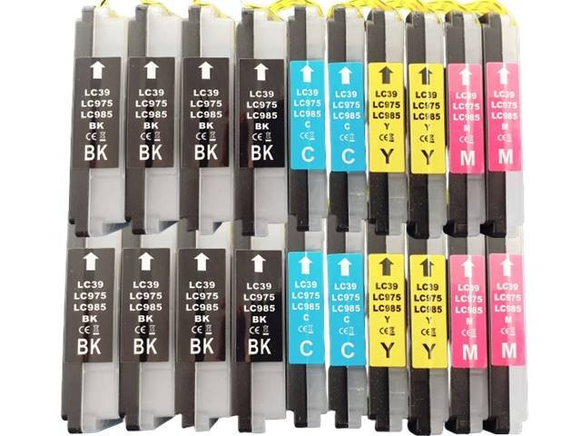 20x Tusze do Drukarki Brother DCP-J125 DCP-J140W