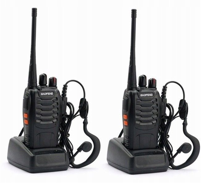 2 X Baofeng Bf-888S Ht Walkie-Talkie Pmr Nowa Wers