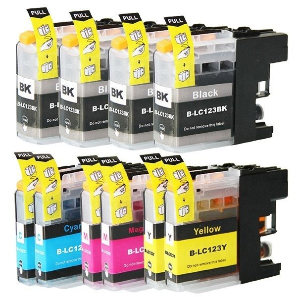 10 sztuk Tusz do Brother LC123 DCP-J132W DCP-J152W
