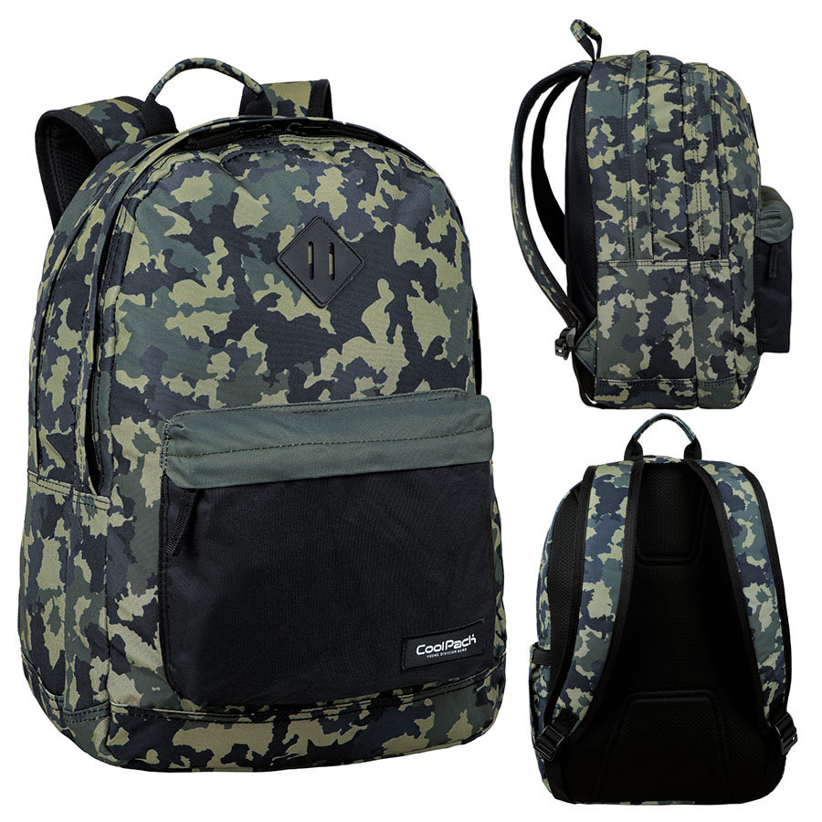 Coolpack Scout Plecak szkolny Unisex - Dla dzieci i młodzieży, Kombat, 45,5 x 32,5 x 18 cm, designerski