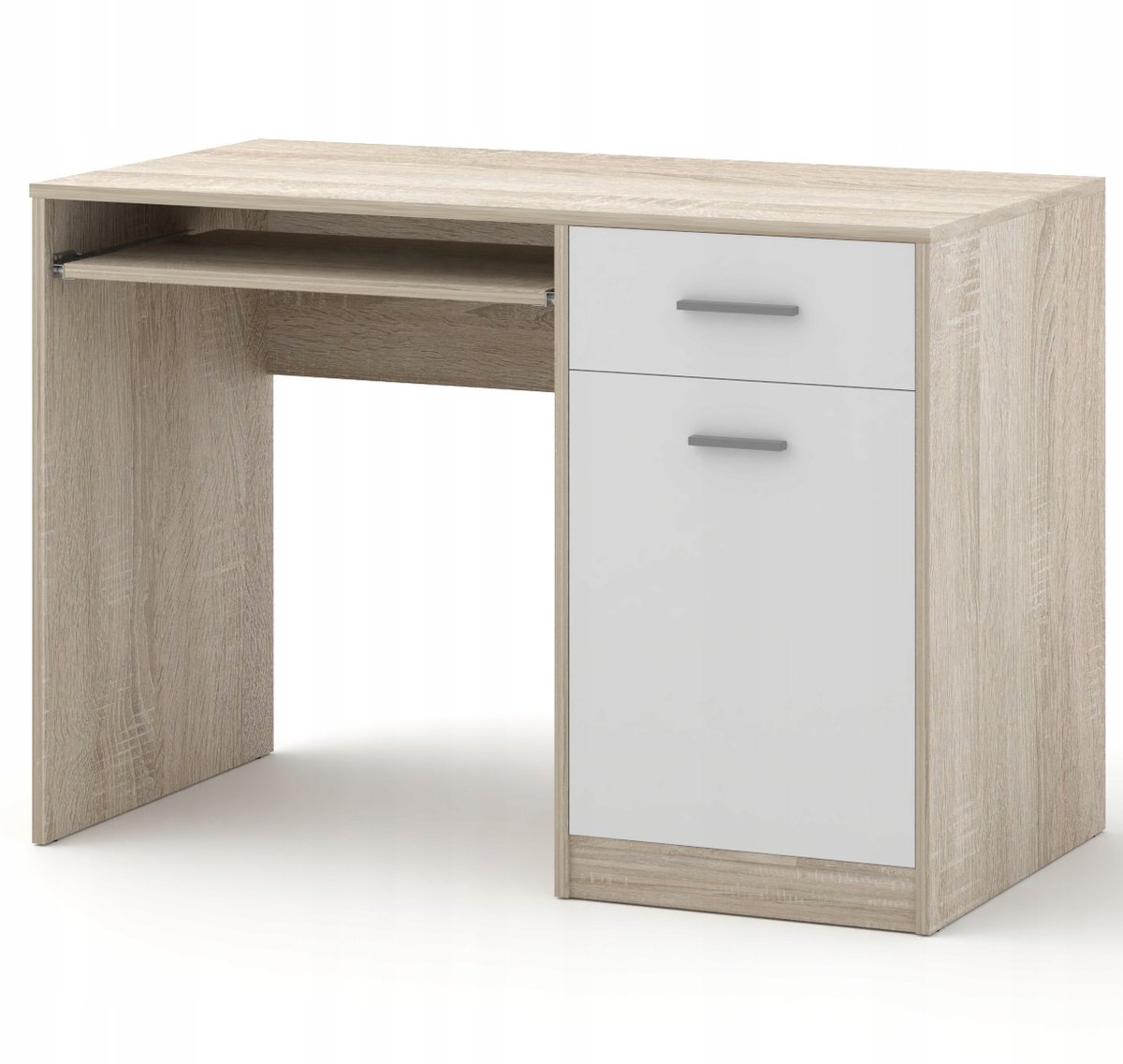 Biurko komputerowe sonoma białe 120 cm LUCAS