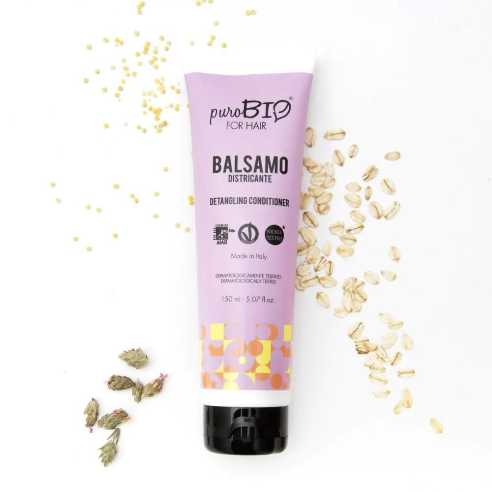 Odżywka do włosów ułatwiająca rozczesywanie puroBIO