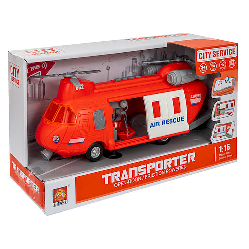 Śmigłowiec Ratunkowy Światło Dźwięk 1/24